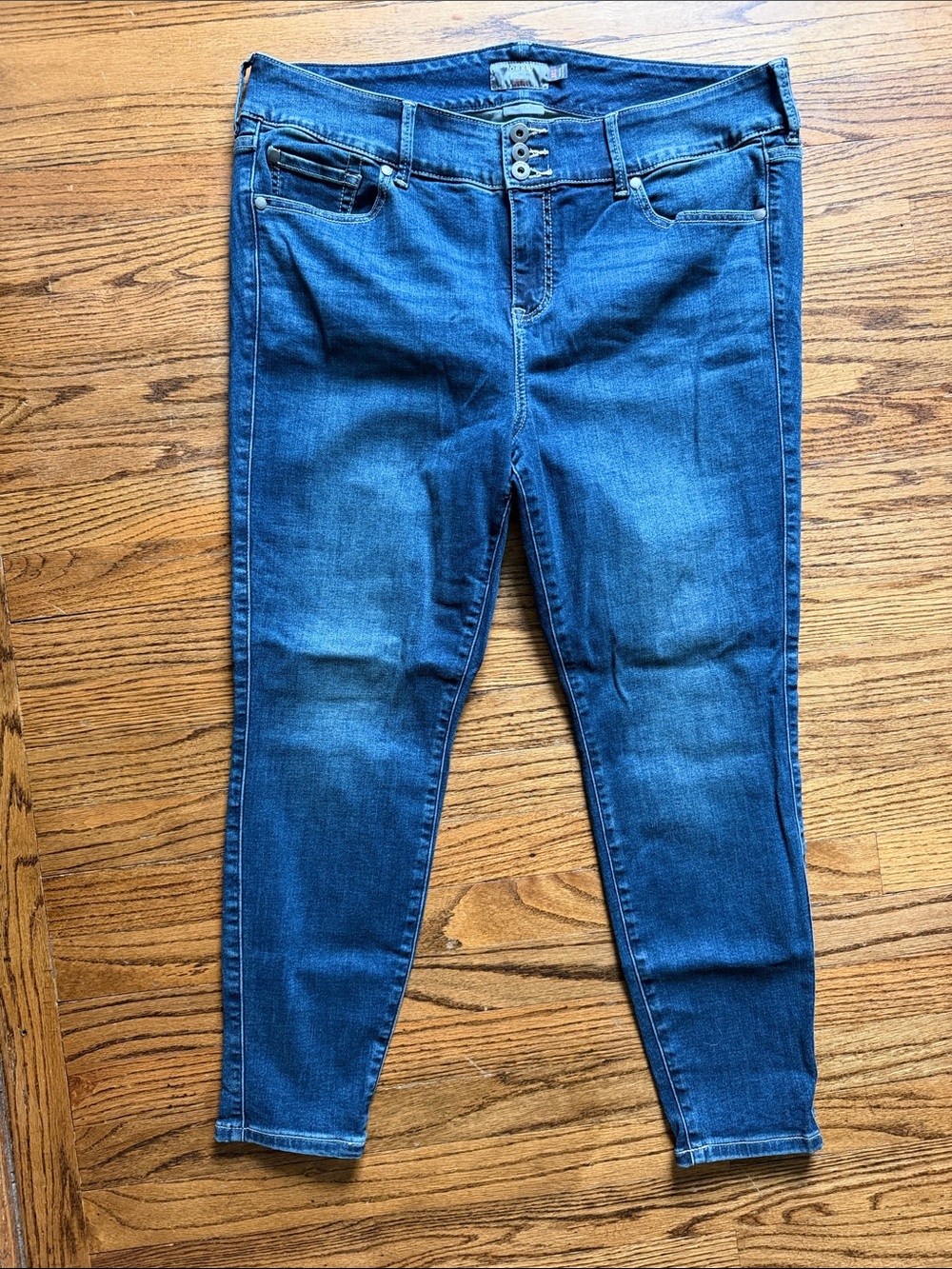 torrid Dark Blue Stretch Jeggings - High Rise Skinny super soft